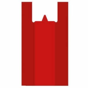 Майка пакет 36х56+16=18мк Красная 100шт*10уп/1000 МГ