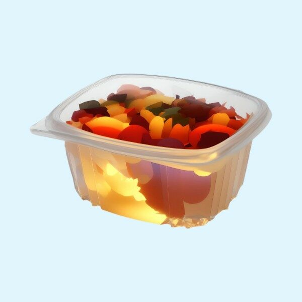 Контейнер с крышкой совмещенной