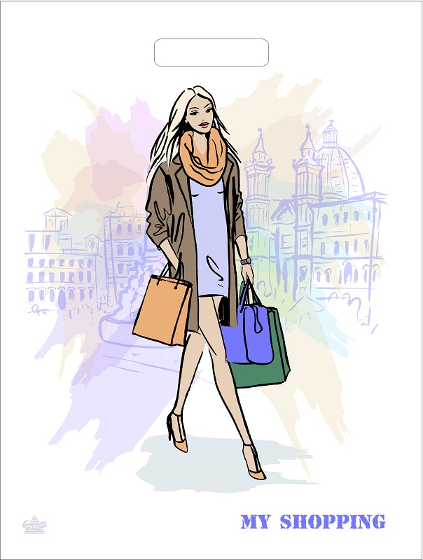 Леди с покупками1