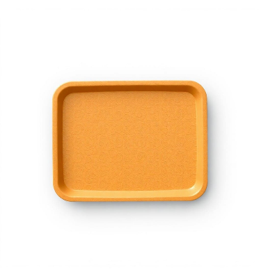 Тарелка картон прямоугольня